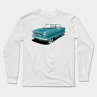 nash metropolitan in teal Long Sleeve T-Shirt